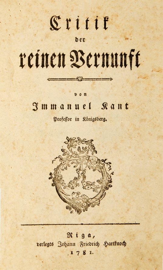 Critique of Pure Reason